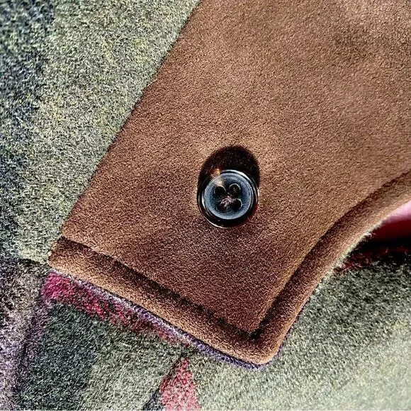 Ralph Lauren Fall ‘20 Collection Cashmere Blend Olive Multi Plaid Preston Jacket - Picture 9 of 16